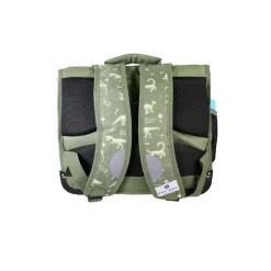 Cartable réversible 38 cm Jurassic - 2 compartiments - Vert - Pol Fox