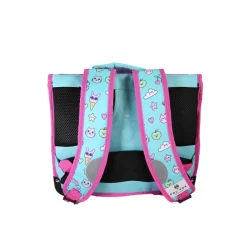 Cartable réversible 35 cm Kawai - 1 compartiment - Bleu - Pol Fox