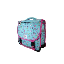 Cartable réversible 35 cm Kawai - 1 compartiment - Bleu - Pol Fox