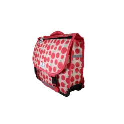 Cartable réversible 35 cm Pom Pom - 1 compartiment - Rouge - Pol Fox