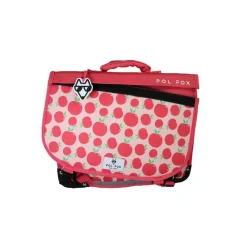 Cartable réversible 35 cm Pom Pom - 1 compartiment - Rouge - Pol Fox