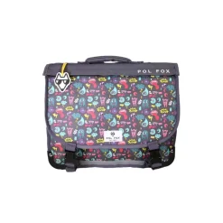 Cartable réversible 38 cm Rider - 2 compartiments - Vert - Pol Fox