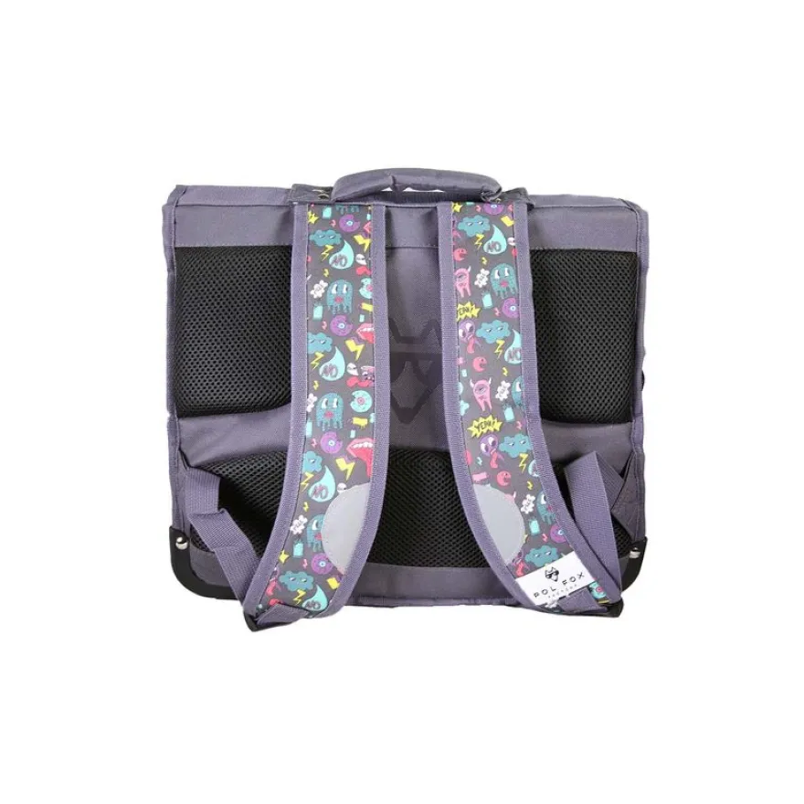 Cartable réversible 38 cm Rider - 2 compartiments - Vert - Pol Fox