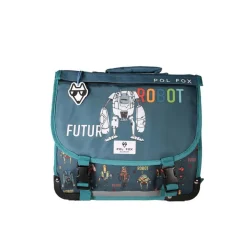 Cartable réversible 35 cm Robot - 1 compartiment - Marine - Pol Fox