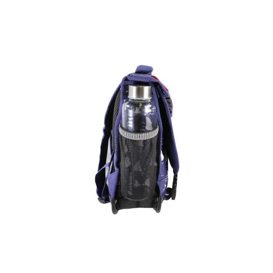 Cartable réversible 38 cm Shark - 2 compartiments - Marine - Pol Fox