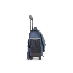 Cartable réversible à roulettes Star Blue - 38 cm - 2 compartiments - bleu - Pol Fox