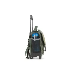 Cartable réversible à roulettes Tiger - 38 cm - 2 compartiments - vert - Pol Fox
