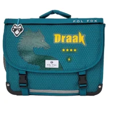 Cartable réversible Dragon 38 cm - 2 compartiments - Pol Fox