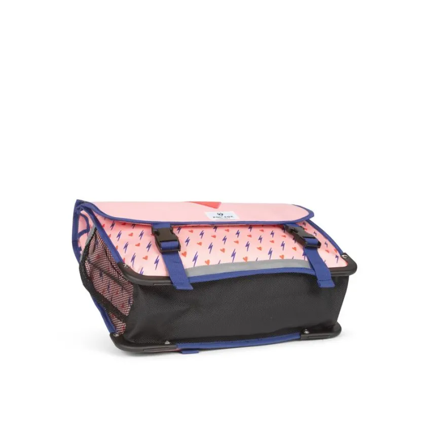 Cartable réversible Heart - 38 cm - 2 compartiments - rose - Pol Fox
