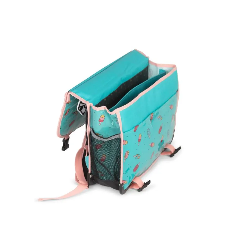 Cartable réversible Ice Pop - 38 cm - 2 compartiments - bleu - Pol Fox