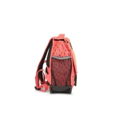 Cartable réversible Tutti Frutti - 38 cm - 2 compartiments - rouge - Pol Fox