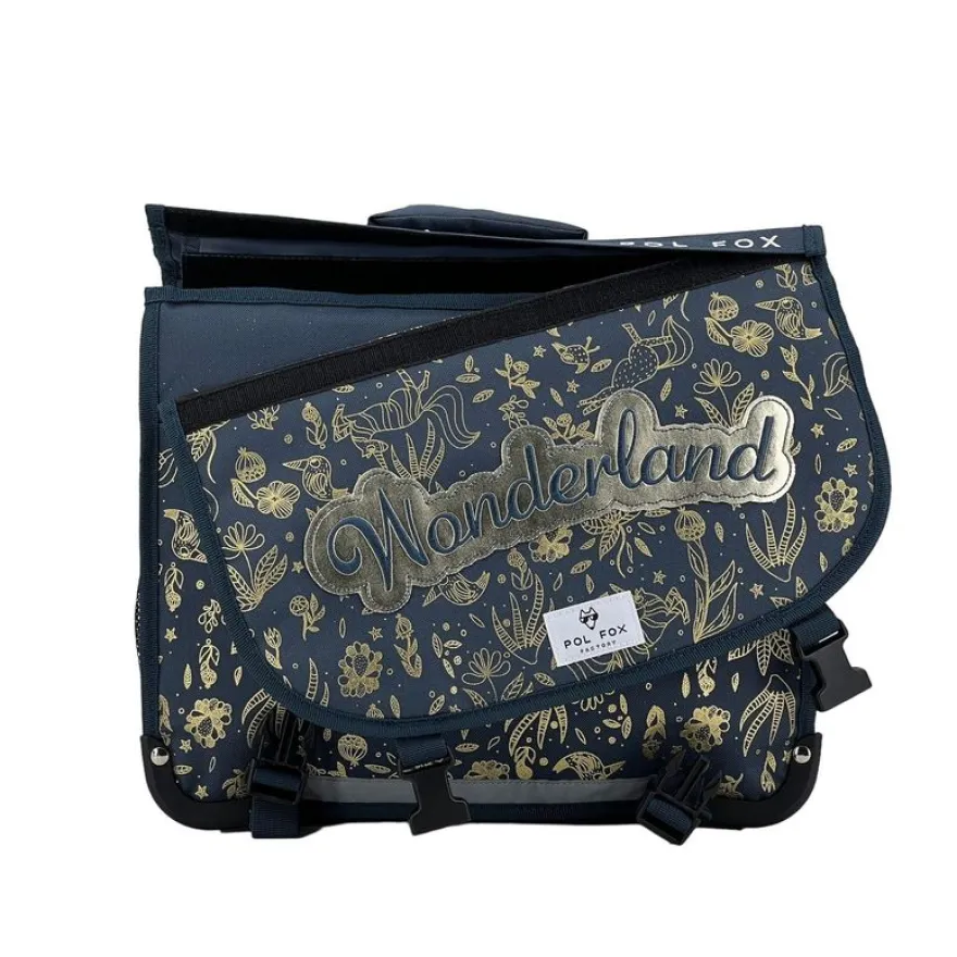 Cartable réversible Wonderland 35 cm - 1 compartiment - drapeau - Pol Fox