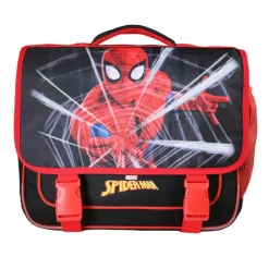 Cartable Spiderman - 38 cm - 2 compartiments - Noir - Bagtrotter