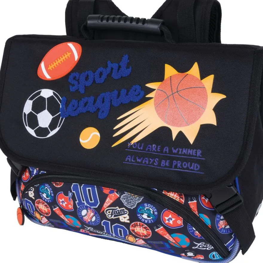 Cartable Sport - 38 cm - 2 compartiments - Oberthur