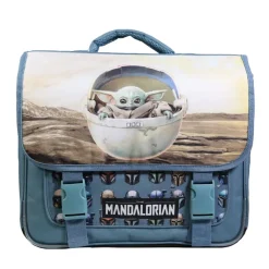 Cartable Star Wars / The Mandalorian 38 cm - 2 compartiments - bleu - Bagtrotter