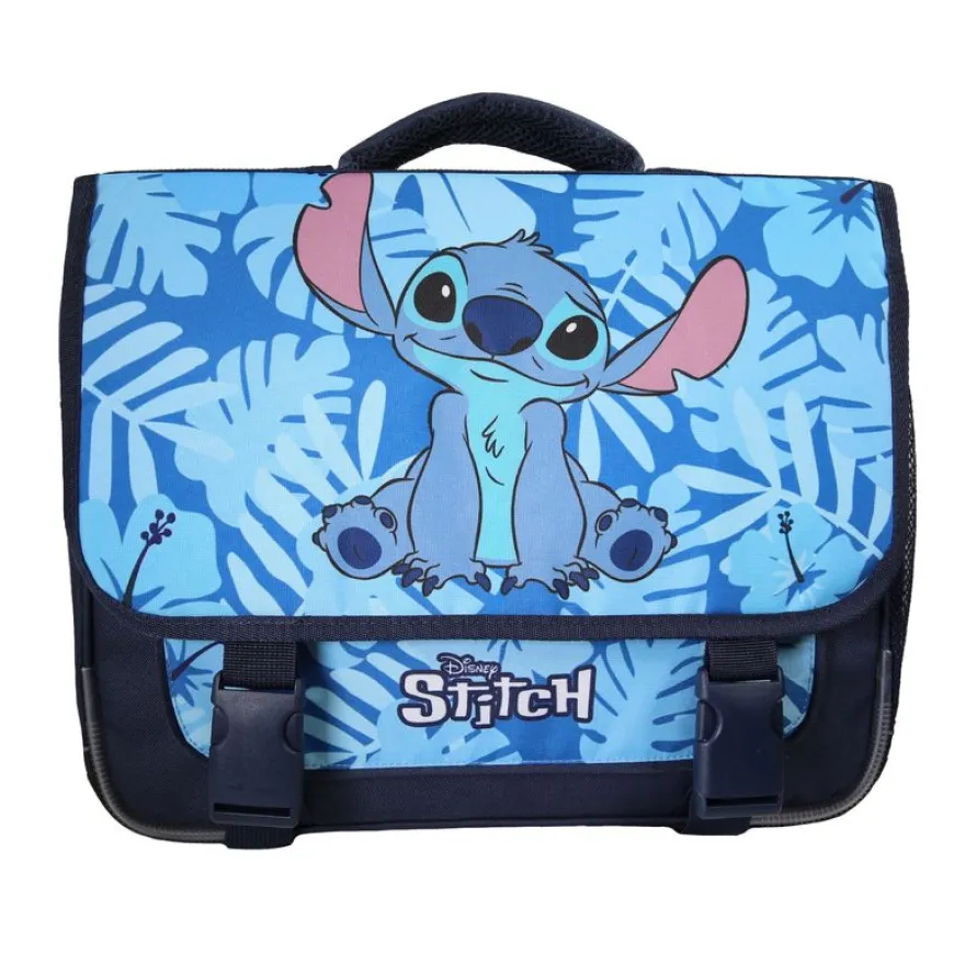 Cartable Stitch - 38 cm - 2 compartiments - Bleu - Bagtrotter