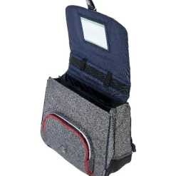 Cartable Tann's Sam - 38 cm - 2 compartiments - gris