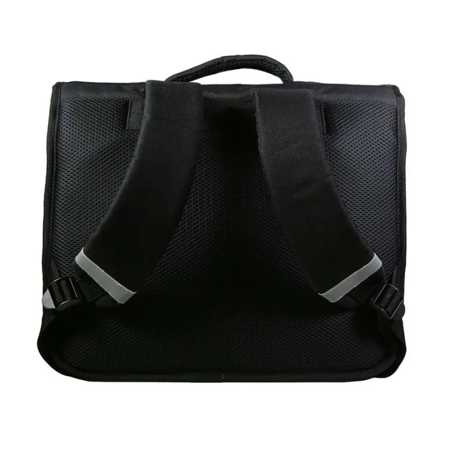 Cartable Vorax Tigre 38 cm - 2 compartiments - noir - Bagtrotter
