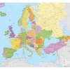 Carte Europe Platifiée - 100 x 110 cm (70047)