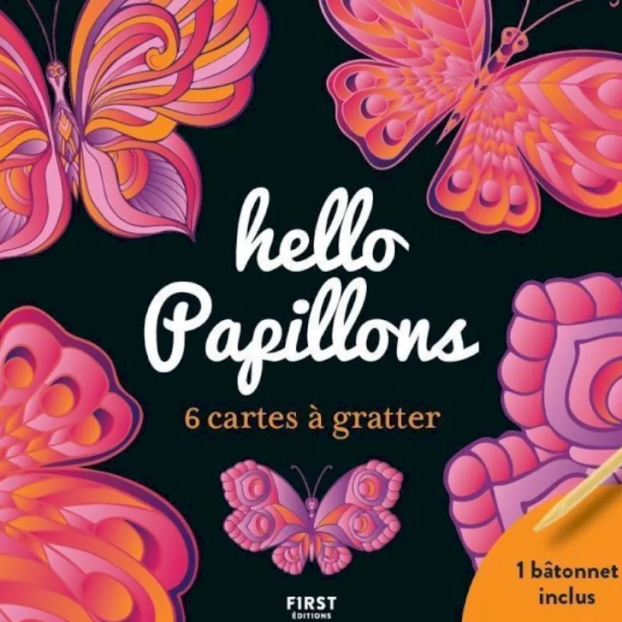 Cartes à gratter mini - Hello Papillons