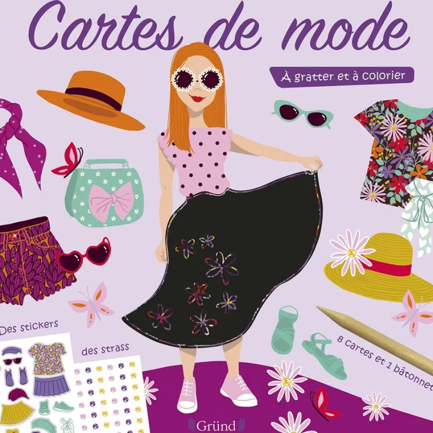 Cartes de mode - jolis motifs - nouvelle edition
