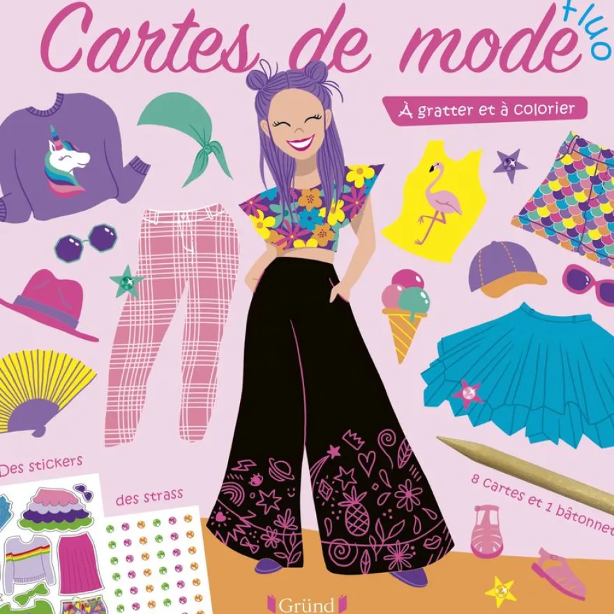 Cartes De Mode Fluo