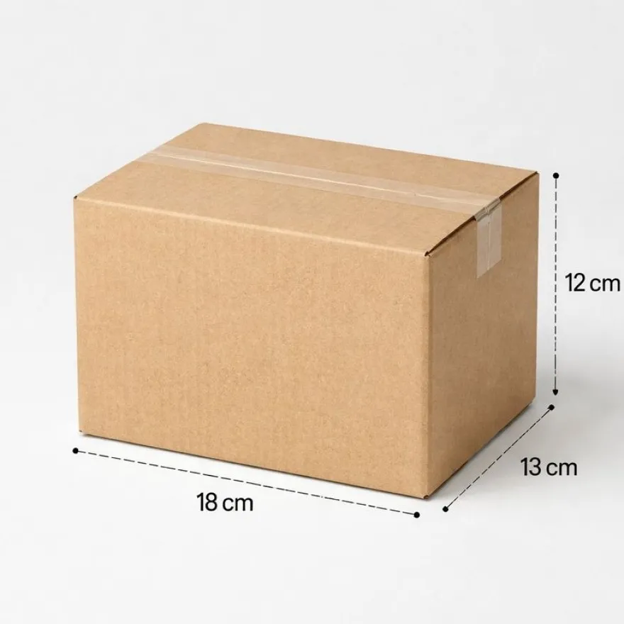 Carton caisse américaine - 18 cm x 13 cm x 12 - Logisitpack