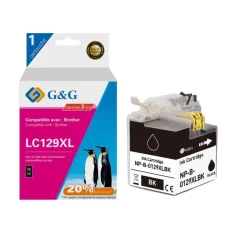 Cartouche compatible Brother LC129XL - noir - G&G