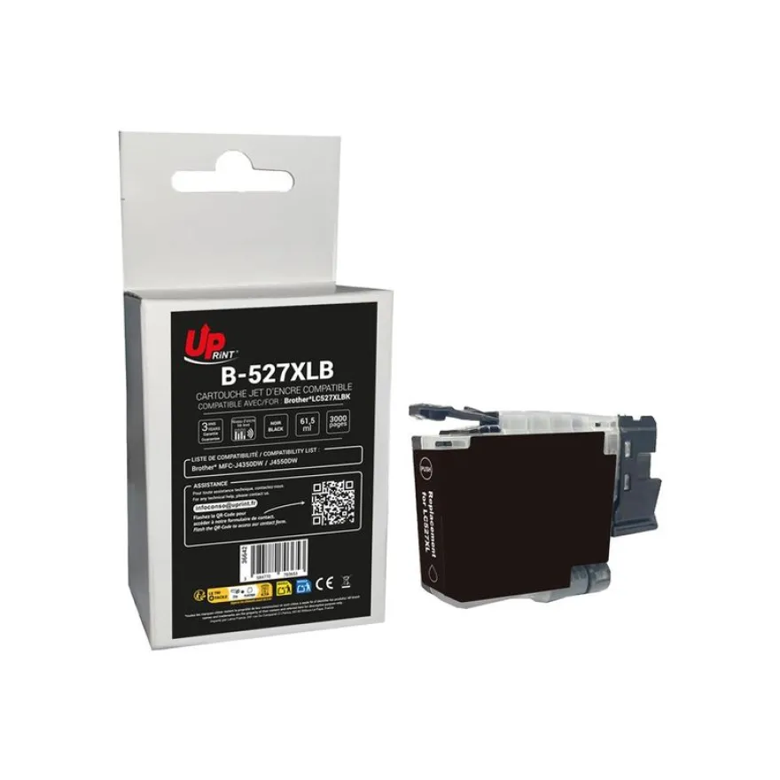 Cartouche compatible Brother LC527XL - noir - Uprint