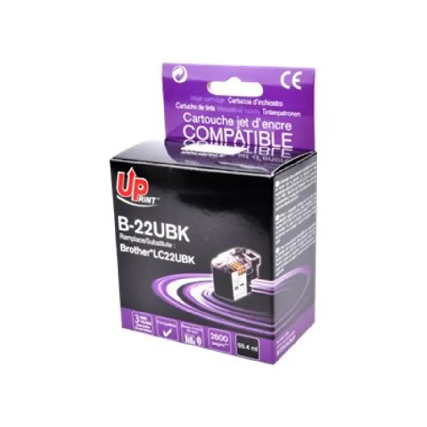 Cartouche compatible Brother LC22U - noir - Uprint