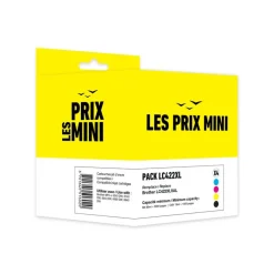 Cartouche compatible Brother LC422XL - Pack de 4 - noir, cyan, magenta, jaune - Les prix mini