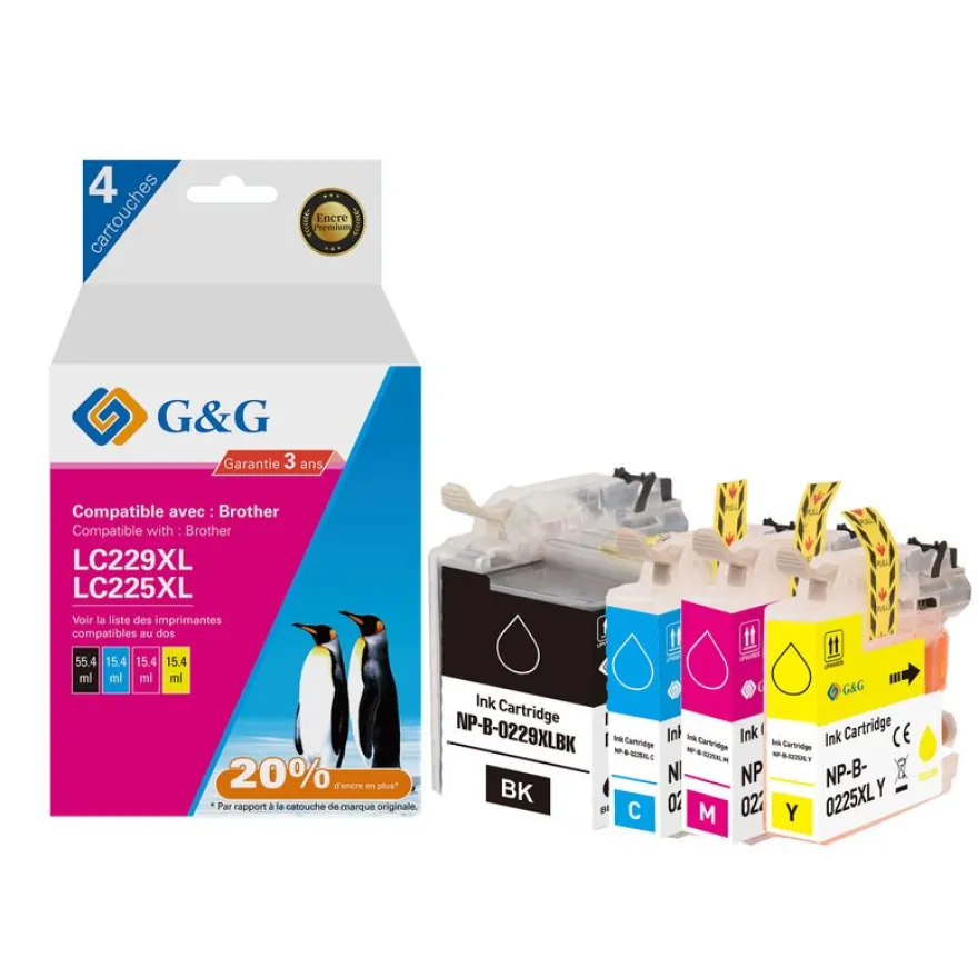 Cartouche compatible Brother LC229XL - noir - G&G