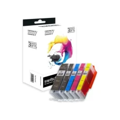 Cartouche compatible Canon PGI-530/CLI-531 - Pack de 5 - noir, jaune, cyan, magenta, photo noire - Switch