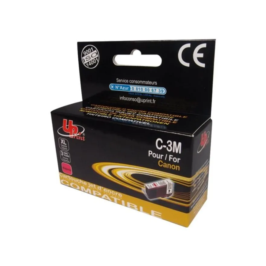 Cartouche compatible Canon BCI-3E/BCI-6 - magenta - Uprint