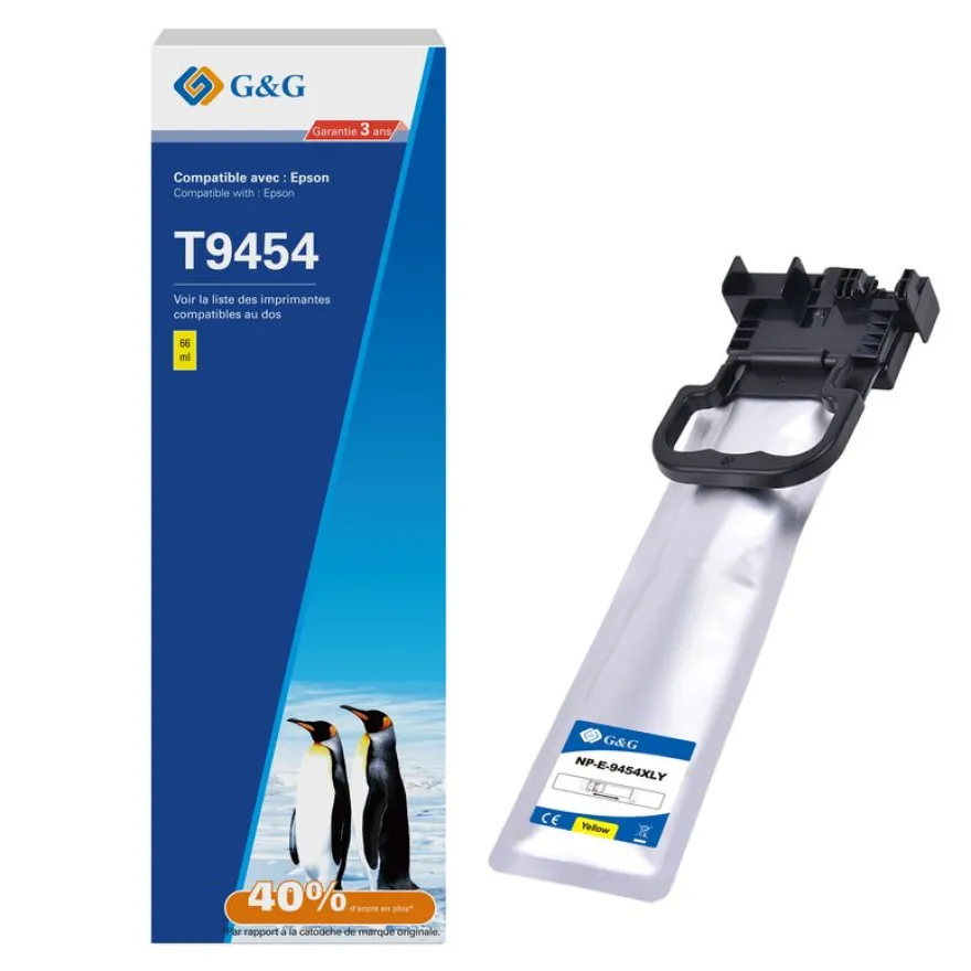 Cartouche compatible Epson T9454 - jaune - G&G