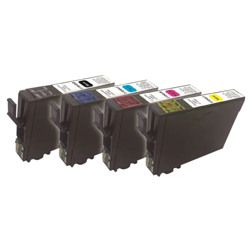Cartouche compatible Epson 604XL Ananas - pack de 4 - noir, jaune, cyan, magenta - Uprint