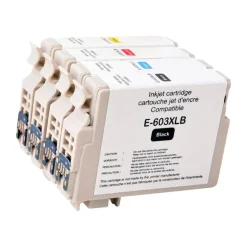 Cartouche compatible Epson 603XL Etoile de mer - pack de 4 - noir, cyan, magenta, jaune - Uprint