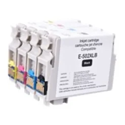 Cartouche compatible Epson 502XL Jumelles - pack de 4 - noir, cyan, magenta, jaune - Uprint