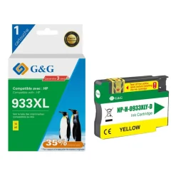 Cartouche compatible HP 933XL - jaune - G&G