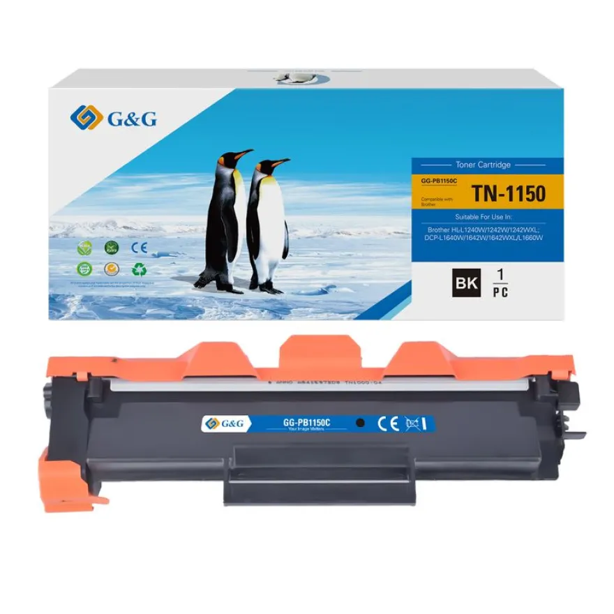 Cartouche laser compatible Brother TN1150 - noir - G&G