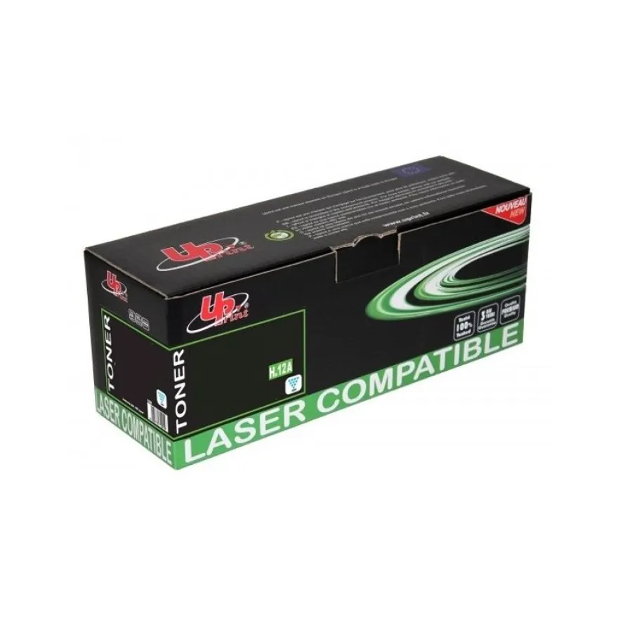 Cartouche laser compatible HP 12A - noir - Neutre