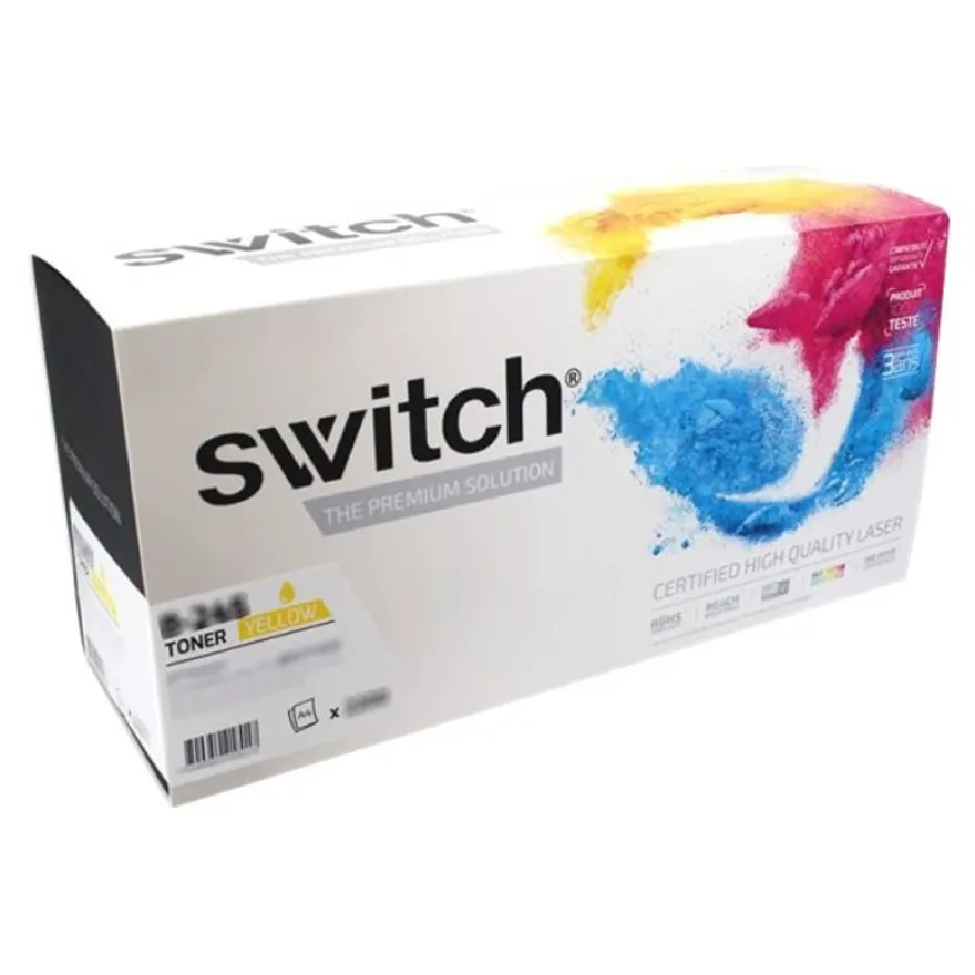 Cartouche laser compatible HP 201X - jaune - Switch
