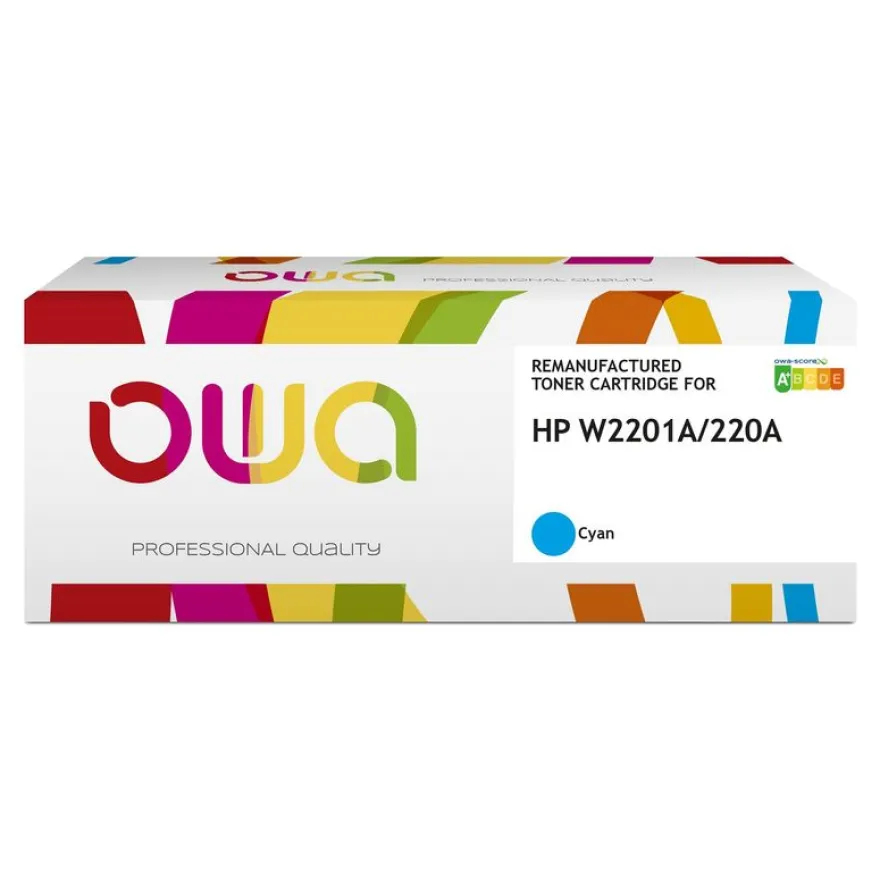 Cartouche laser compatible HP 220A - cyan - Owa