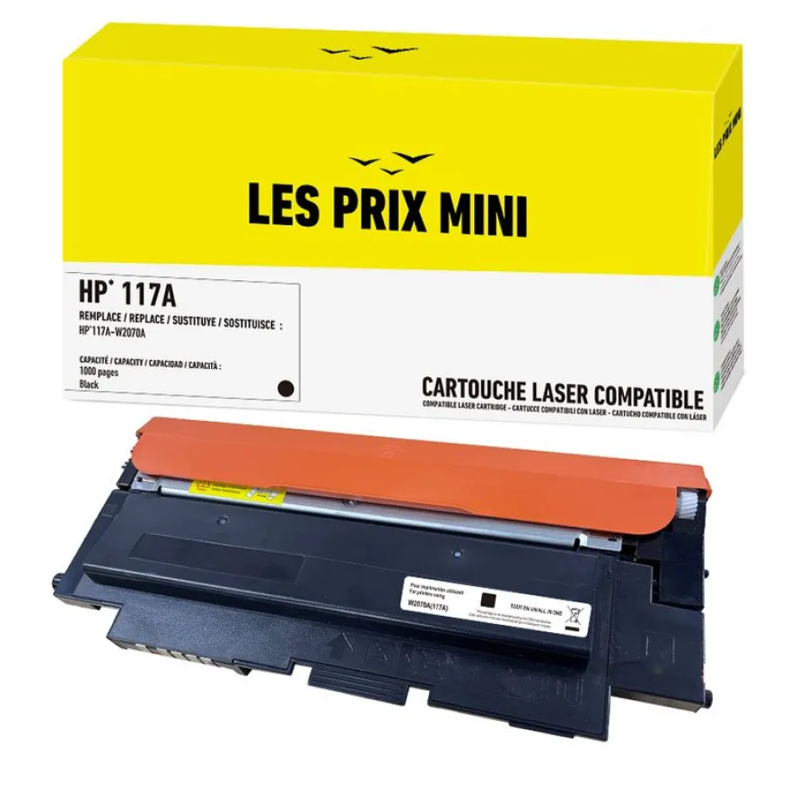 Cartouche laser compatible HP 117A - noir - Les prix mini