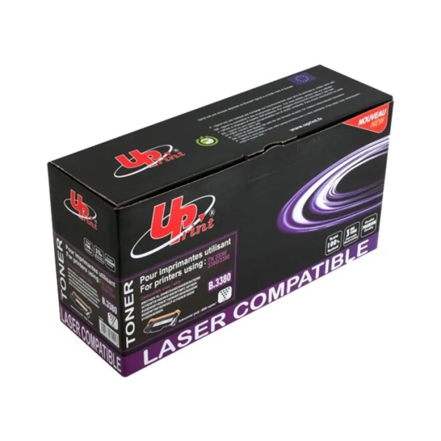 Cartouche laser compatible Brother TN3380 - noir - Uprint