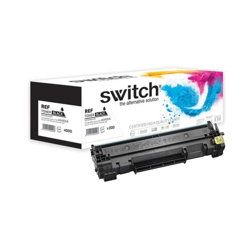 Cartouche laser compatible HP 142X - Noir - Switch