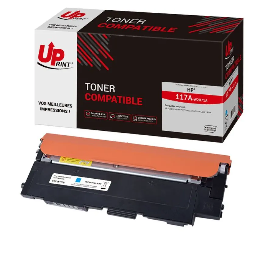 Cartouche laser compatible HP 117A - cyan - Uprint