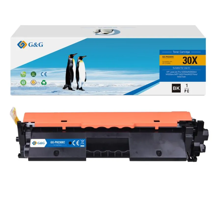 Cartouche laser compatible HP 30X - noir - G&G