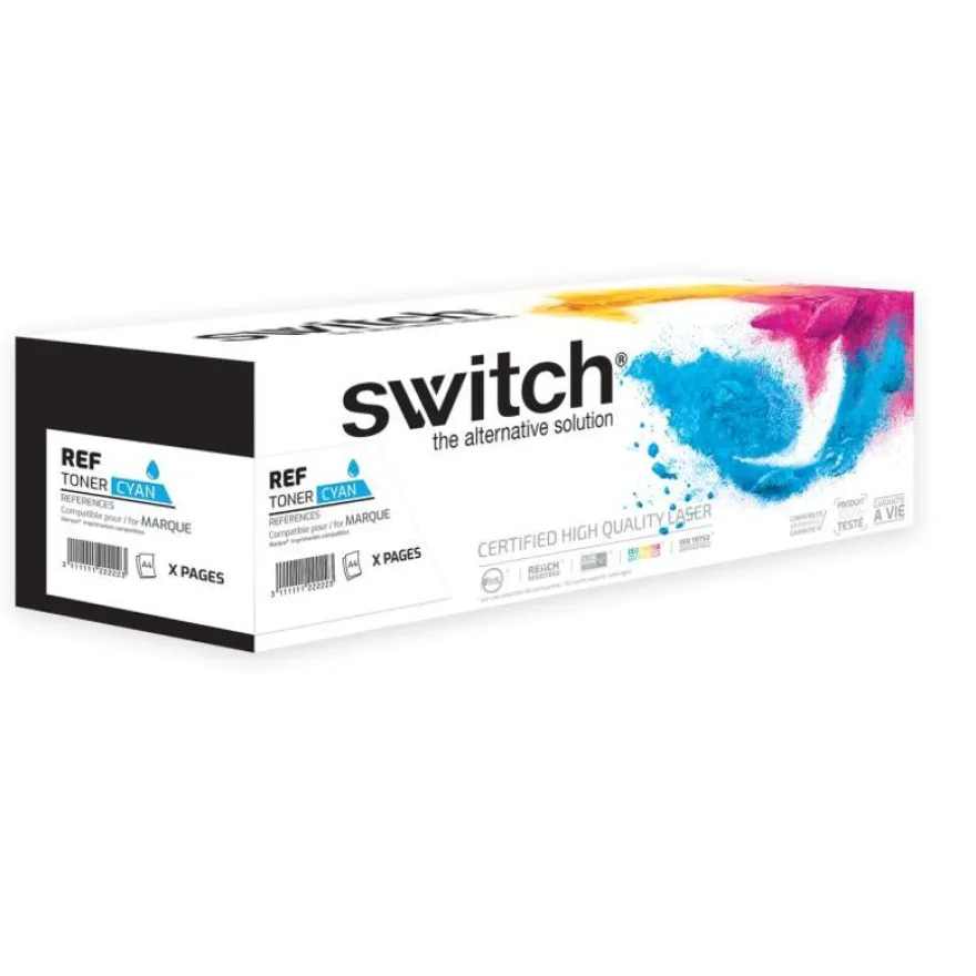 Cartouche laser compatible HP 117A - cyan - Switch