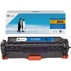 Cartouche laser compatible HP 304A - noir - G&G